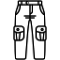 ikonka Kalhoty s laclem