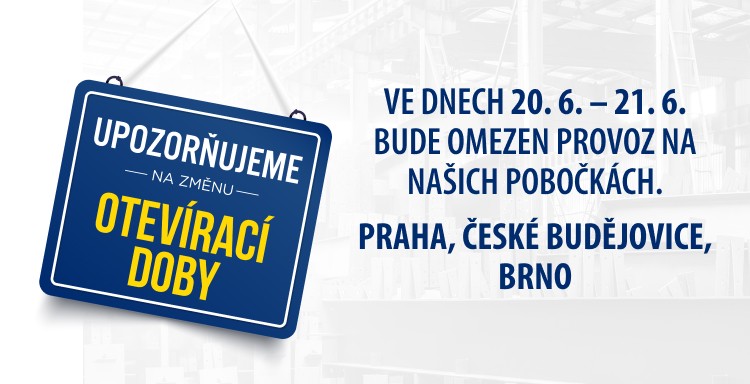 Změna otevírací doby
