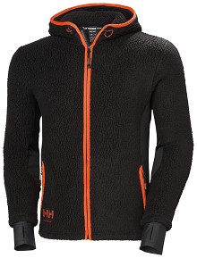 CHELSEA EVO HOODED PILE JACKET Black