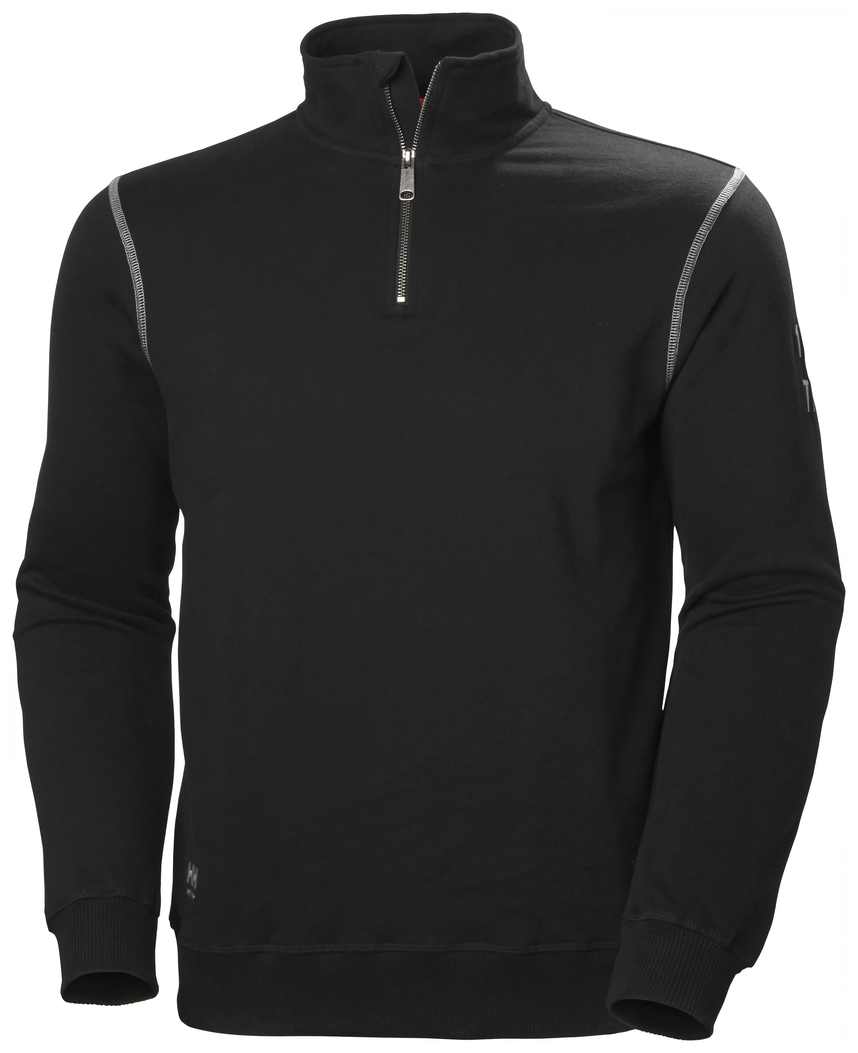 OXFORD HALF ZIP SWEATER