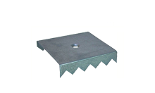 Galvanizovaný kotevní plech SP 150/150 otvor 10,2